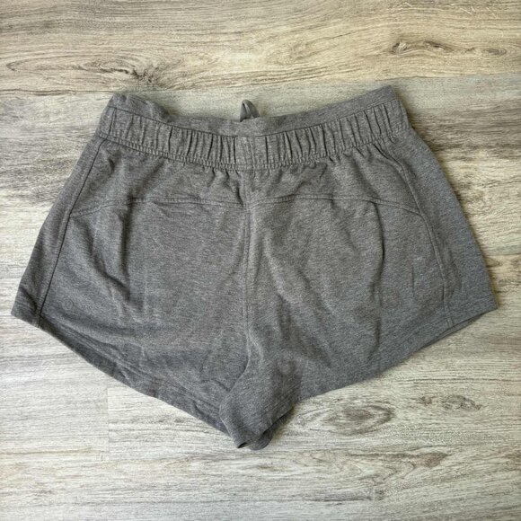 LULULEMON Inner Glow Shorts - Gray size 8, like new - Picture 2 of 3